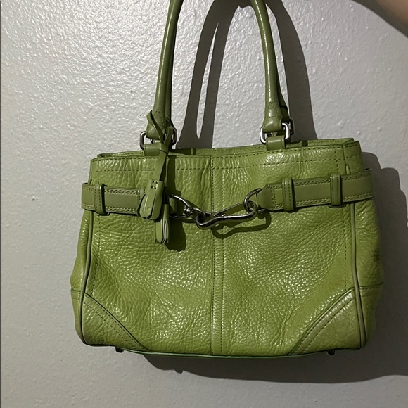 Coach Handbags - Coach Hampton Satchel Y2K Pebbled Leather Shoulder Bag